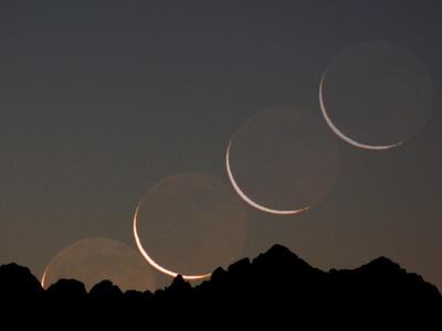The UAE Moon-sighting committee will meet after sunset on the 29th day of Shaban to determine when Ramadan begins. Photo: International Astronomical Centre