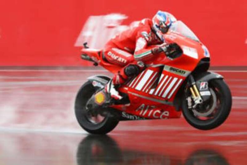 Casey Stoner storms to victory in Germany.