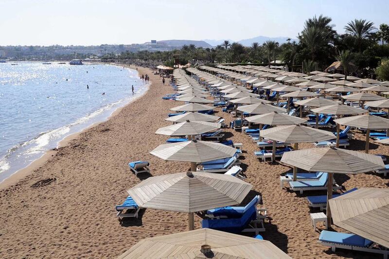 Russian make up a large number of foreign visitors to Egypt, where tourism has traditionally accounted for about 10 per cent of total employment. Namir Galal / Almasry Alyoum / EPA