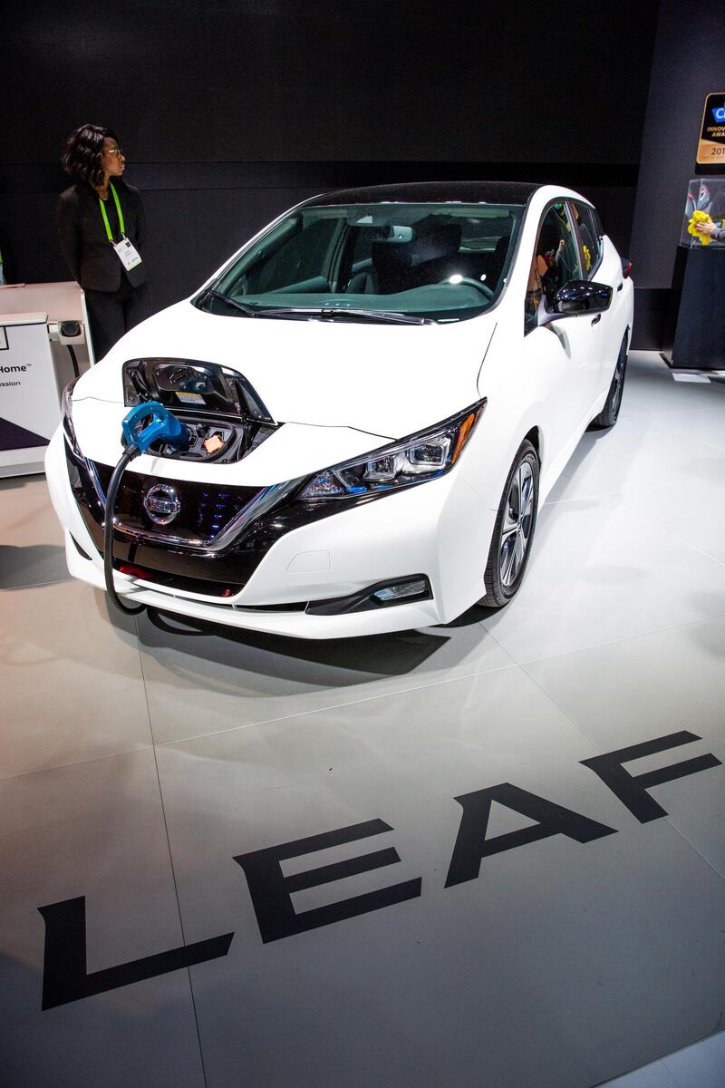 Jose Munoz, Nissan's chief performance officer says that the Leaf, which will be introduced to the Middle East this year, will lead their aims. Courtesy Nissan