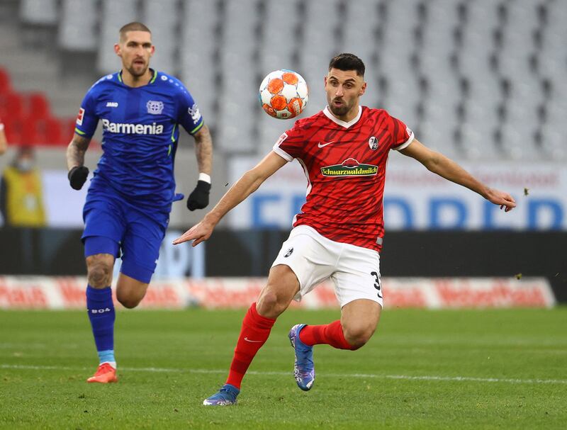 BUNDESLIGA MOST ASSISTS 2020/21: 
=7) Vincenzo Grifo (Freiburg) Six assists in 20 games. Reuters