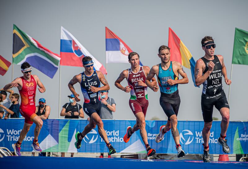 Triathletes will take part in the season finale in Abu Dhabi for the first time. Photo: Abu Dhabi Sports Council
