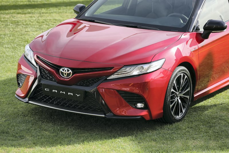 Dubai, United Arab Emirates - January 29th, 2018: Toyota Camry for Road Test. Monday, January 19th, 2018 at The St. Regis Dubai Al Habtoor Polo Resort & Club, Dubai. Chris Whiteoak / The National