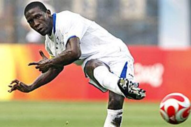 Wigan's Hendry Thomas in action for Honduras at the Beijing Olympic Games.