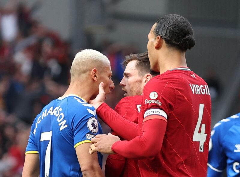 Virgil van Dijk 6 - The Dutchman tangled with Richarlison but came out on top. He is not in peak form but was solid enough. 


Reuters