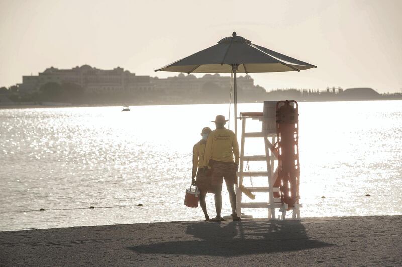 DUBAI, UNITED ARAB EMIRATES. 15 OCTOBER 2020. Newly opened West Beach located on The Palm Dubai.  (Photo: Antonie Robertson/The National) Journalist: Sophie Prideaux Section: National.
