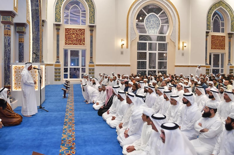 Deputy Ruler of Dubai His Highness Sheikh Maktoum bin Mohammed bin Rashid Al Maktoum today inaugurated the Sheikh Rashid bin Mohammed Mosque in Al Quoz. Covering over 38,000 square feet, the mosque can accommodate over 900 worshippers. Wam