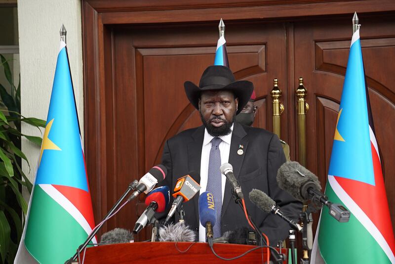 South Sudan President Salva Kiir's transitional government has been slow to write a new constitution and pave the way for elections. AFP
