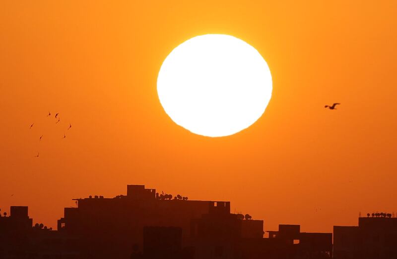 The sun rises in Cairo, Egypt. Mohamed Abd El Ghany / Reuters