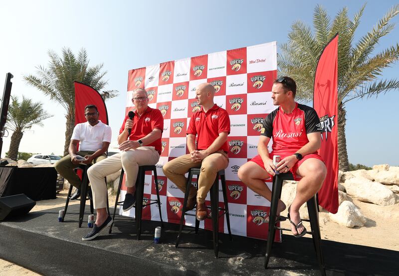 Director of cricket Tom Moody speaks to the press. 