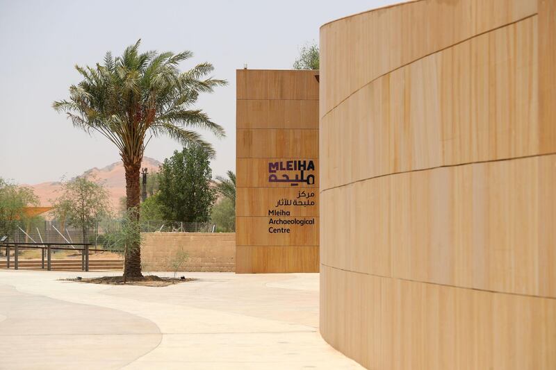 Sharjah, United Arab Emirates - July 10, 2019: Weekend's postcard section. The Mleiha Archaeological Centre. Wednesday the 10th of July 2019. Maleha, Sharjah. Chris Whiteoak / The National