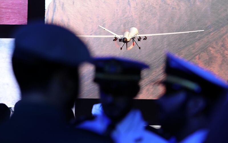 ABU DHABI, UNITED ARAB EMIRATES , Nov 5  – 2019 :- Guests during the launch of EDGE , new advanced technology conglomerate for the UAE defence industry and beyond at the St Regis Saadiyat Island Resort in Abu Dhabi. ( Pawan Singh / The National )  For Busines. Story by Kelsey Warner