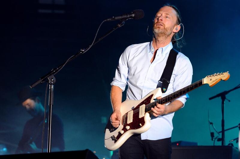 Thom Yorke of Radiohead. AFP