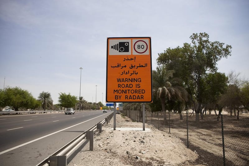 Thousands of speeding drivers have had their cars impounded this year, say Abu Dhabi police. Lee Hoagland / The National 