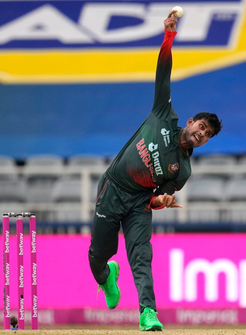 Mehidy Hasan Miraz (Bangladesh) 24 wickets, average of 28.20. AP