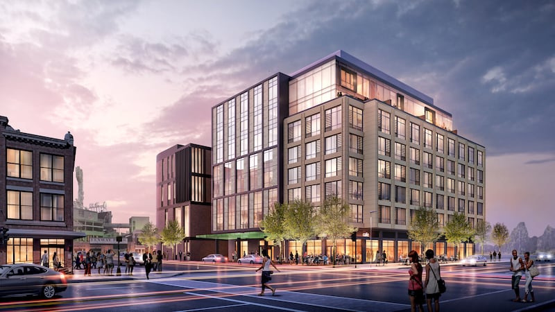 Hilton's Tempo Boston Fenway will open in 2023, steps from Fenway Park, home to the Boston Red Sox. Photo: Hilton