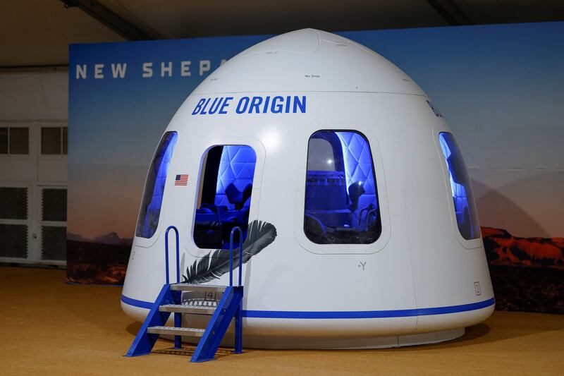 Jeff Bezo’s Blue Origin is planning a launch with an all-female crew early in the new year. Reuters