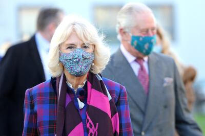 Britain's Prince Charles, Prince of Wales and Camilla, Duchess of Cornwall visit a vaccination centre at Gloucestershire Royal Hospital, in Gloucester, Britain December 17, 2020. Chris Jackson/Pool via REUTERS