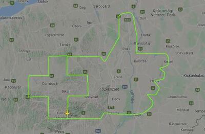   A Magnus Fusion 212 pilot took to the sky over Hungary today to show appreciation for healthcare professionals.
