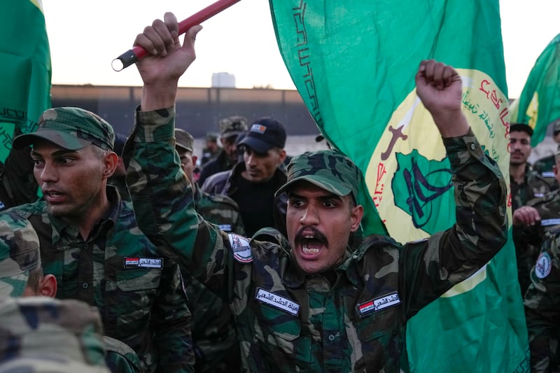 The US has blamed Iran-backed militias for a deadly attack on American troops in Jordan at the weekend. AP