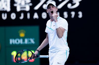 Denis Shapovalov dominated Alexander Zverev to progress to the Australian Open quarter-finals. Getty Images