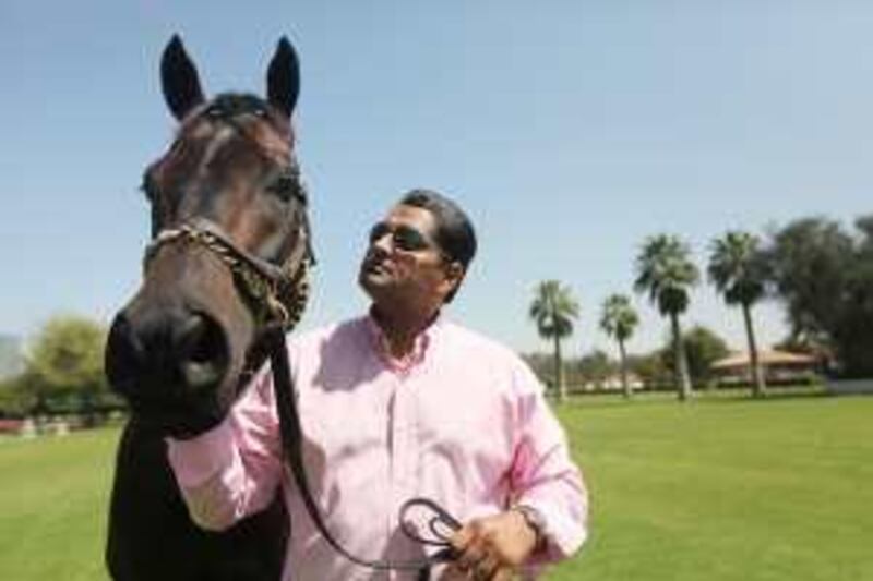 United Arab Emirates - Dubai - March 21st, 2010:  Satish Seemar, the stable manager at Zabeel Racing stables.  (Galen Clarke/The National) for money and me