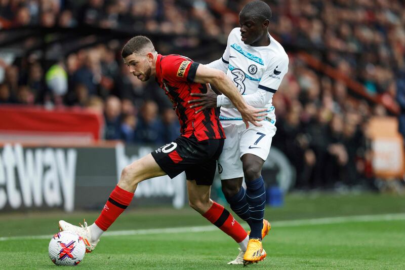 Ryan Christie – 8. Great skill in the second half to fashion a chance and played a lovely ball into Vina for another good goalscoring opportunity. Bournemouth’s brightest player. AFP