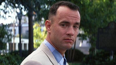 Tom Hanks as Forrest Gump. Courtesy Paramount Pictures