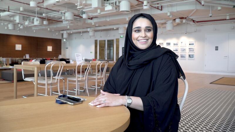 Hanan Harhara Al Yafei, chief executive of Hub71, aims to attract start-ups in the tech space that focus on solving real-world challenges. Courtesy Hub71