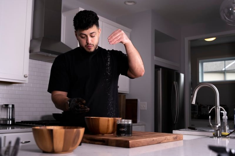Syrian-American cook Ahmad Alzahabi is the founder of The Golden Balance blog. Photo: The Golden Balance