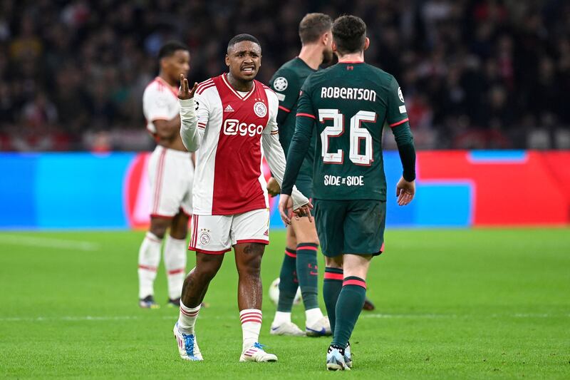 Steven Bergwijn - 5. The 25-year-old struggled to impose himself on the match. He was not mobile enough to create and use space. AFP