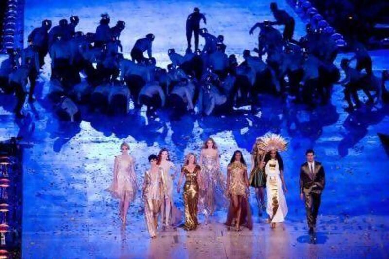 Models, including Naomi Campbell and Kate Moss, appeared as part of this year's Olympic Games closing ceremony in London. David Eulitt / Kansas City Star / MCT via Getty Images