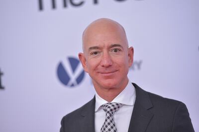 FILES) This file photo taken on December 14, 2017 shows Amazon CEO Jeff Bezos arriving for the premiere of "The Post" in Washington, DC.
Triumphant in online retail, cloud computing, organic groceries, and streaming television, Amazon founder and chief disruptor Jeff Bezos is turning his seemingly limitless ambition to health care. Amazon, launched as an internet bookseller nearly 24 years ago, has branched into offerings including voice-commanded speakers infused with Alexa artificial intelligence and original TV shows streamed online at its Prime subscription service.
 / AFP PHOTO / Mandel NGAN