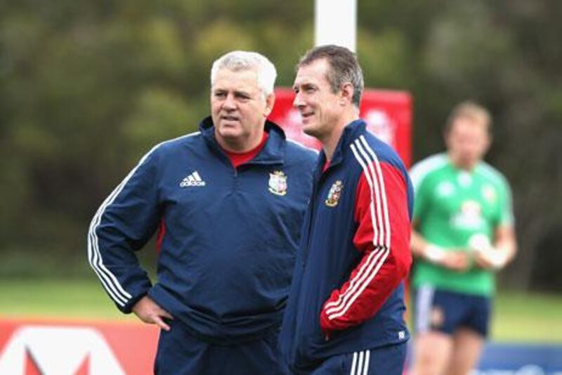 Warren Gatland, left, says he has made an unsentimental decision to drop Brian O'Driscoll.