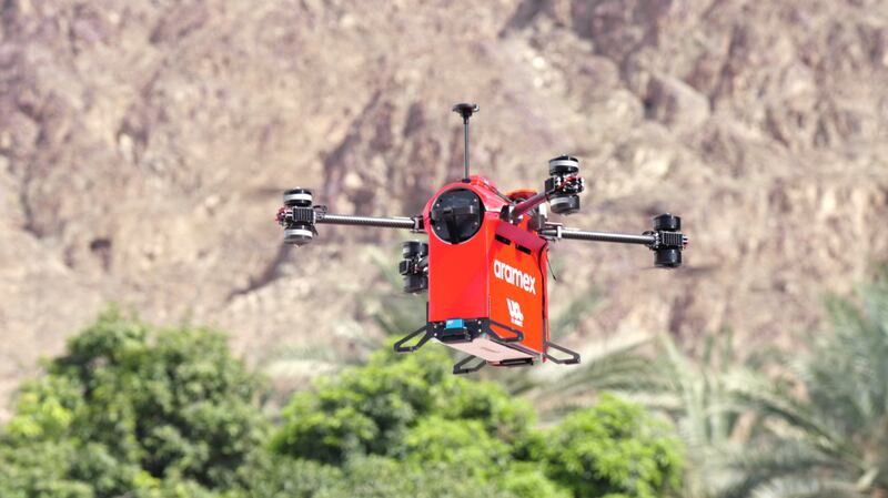 Aramex plans to expand its drone delivery testing across the Middle East and its other core markets. Photo: Aramex