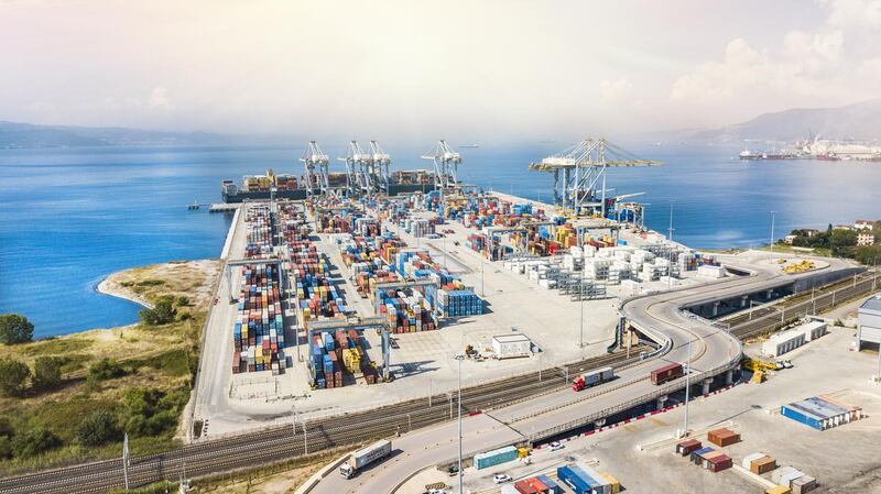 The DP World Yarimca container terminal in the Izmit Gulf is one of the largest in Turkey. Photo: DP World