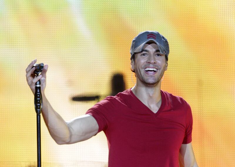 Enrique Iglesias will bring his Latin-pop hits to Dubai. Ints Kalnins / Reuters