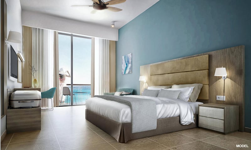 Many of the rooms offer ocean views. 