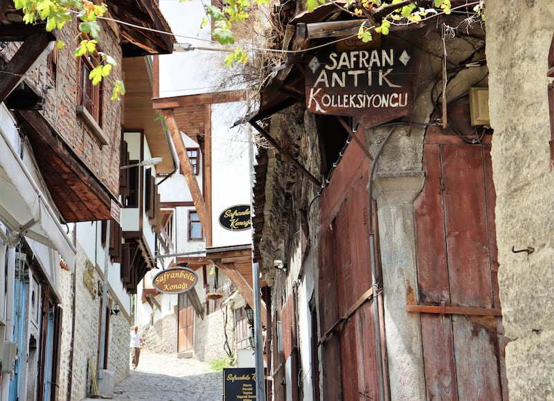 Safranbolu is filled with winding streets and traditional houses. Photo: Maghie Ghali