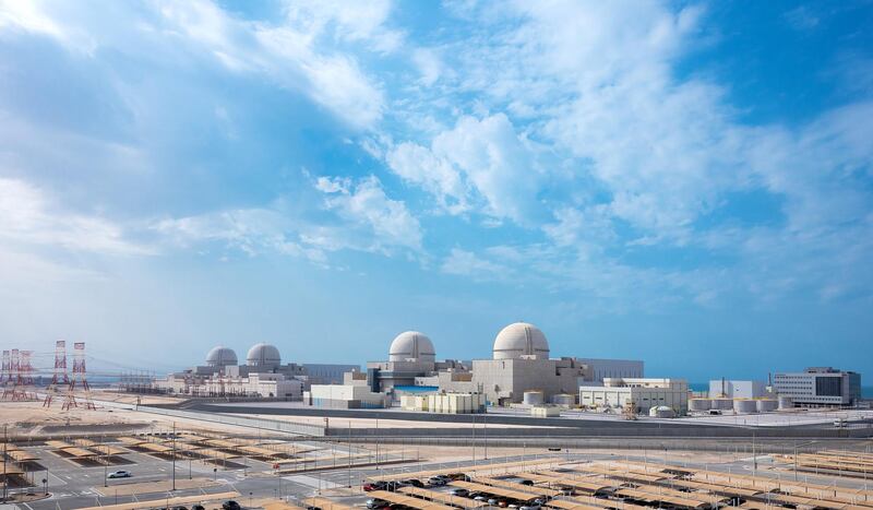 Barakah Nuclear Power Plant in the Gharbiya region of Abu Dhabi. Courtesy Emirates Nuclear Energy Corporation