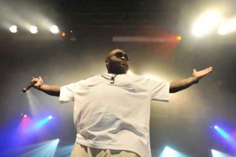 The rapper Rick Ross's Dubai show has been cancelled. AFP