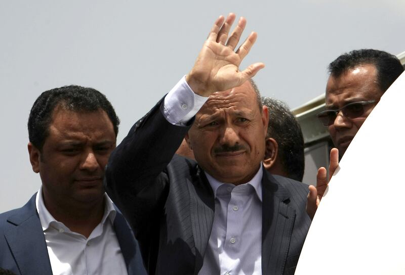 Gen Rashad Al Alimi, pictured at Sanaa airport on June 13, 2012. AFP