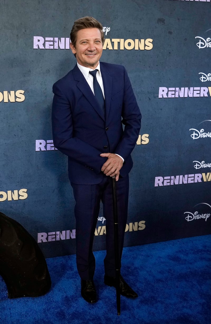 Renner is the co-host and producer of Rennervations, in the series he transforms large vehicles into community spaces for young people in India, Mexico, Chicago and Nevada. AP Photo
