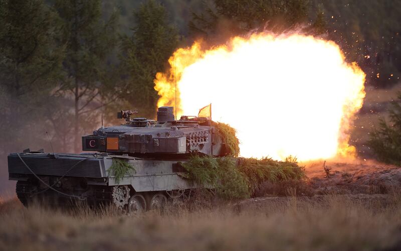 Germany will send its Leopard battle tanks to Ukraine and allow other allies to send theirs. AFP