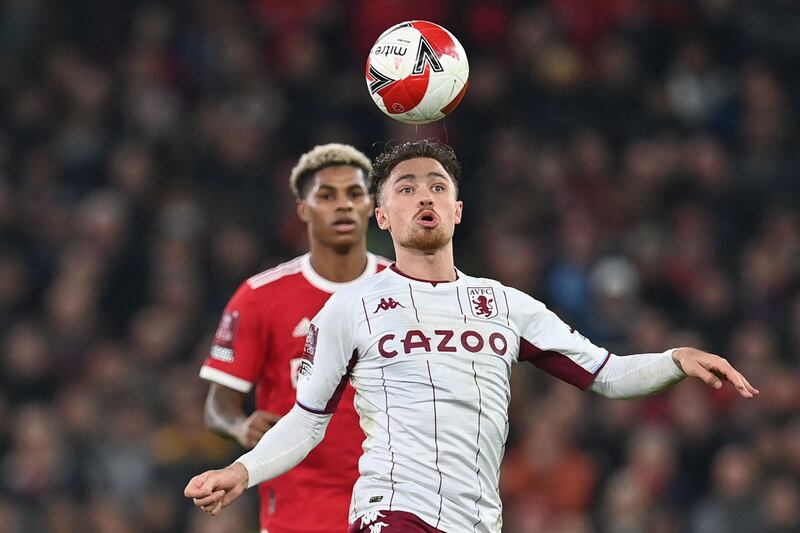 Matty Cash 6 – Worked hard in defence and attack but looked tired in the latter stages of the game. Provided two vital interventions in the first half including a clearance off the line to deny United a second. AFP