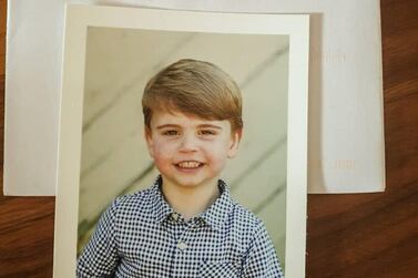 A royal fan has shared a previously unseen photo of Prince Louis, which she was sent to thank her for her birthday wishes. Instagram / katsroyalletters