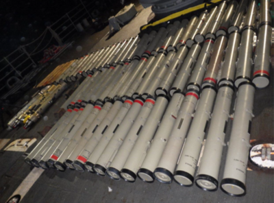 The US seized 150 'Dehlavieh' anti-tank guided missiles. Photo: US Justice Department of Justice