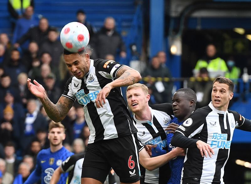 Jamaal Lascelles - 7: Club captain returned to starting XI and got his positioning and his timing spot on to deny Werner half-chance in first half. Didn’t put foot wrong until losing Havertz for German’s headed chance in second half. EPA