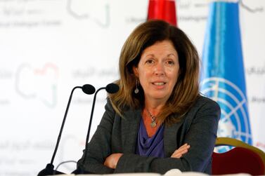 Stephanie Williams of the UN Support Mission in Libya announced the agreement on a mechanism for choosing a transitional government. AP