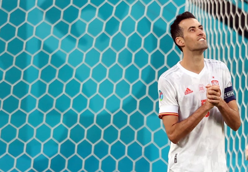 Sergio Busquets - 5, Kept the game ticking over nicely with his passing before Switzerland’s goal. Had a couple of uncharacteristically poor touches towards the end, had a late header saved by Sommer then hit the post with his penalty.